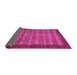 Sideview of Abstract Pink Modern Rug, abs1615pnk