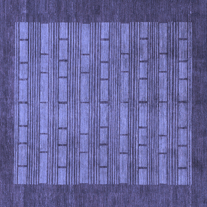 Square Machine Washable Abstract Blue Modern Rug, wshabs1615blu