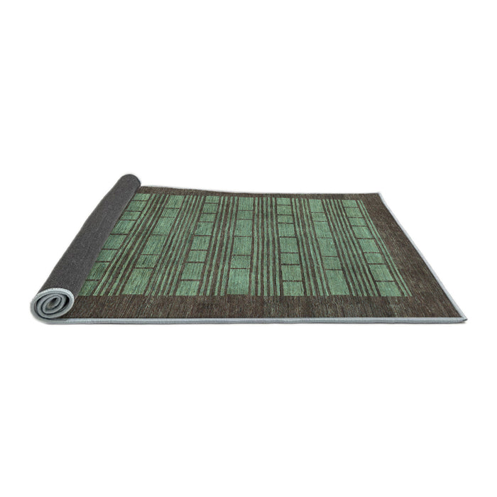 Sideview of Abstract Light Blue Modern Rug, abs1615lblu