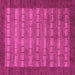 Square Machine Washable Abstract Pink Modern Rug, wshabs1615pnk