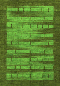 Abstract Green Modern Rug, abs1615grn