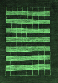 Abstract Emerald Green Modern Rug, abs1616emgrn