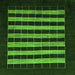 Square Abstract Green Modern Rug, abs1616grn