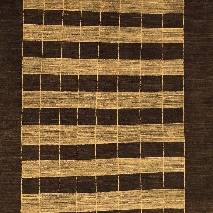 Abstract Brown Modern Rug, abs1616brn