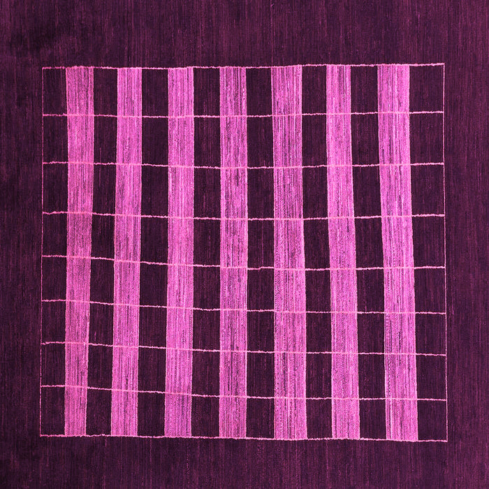 Square Abstract Pink Modern Rug, abs1616pnk