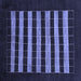 Square Abstract Blue Modern Rug, abs1616blu