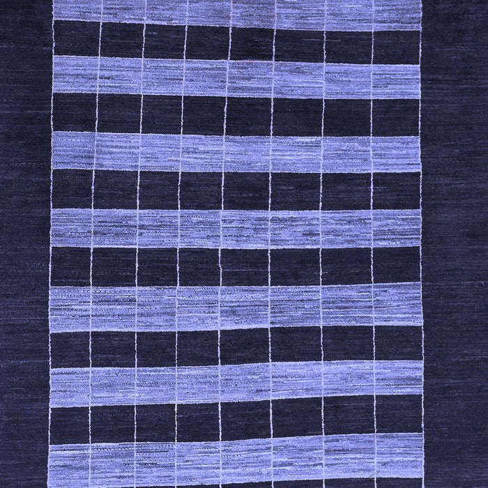 Abstract Blue Modern Rug, abs1616blu