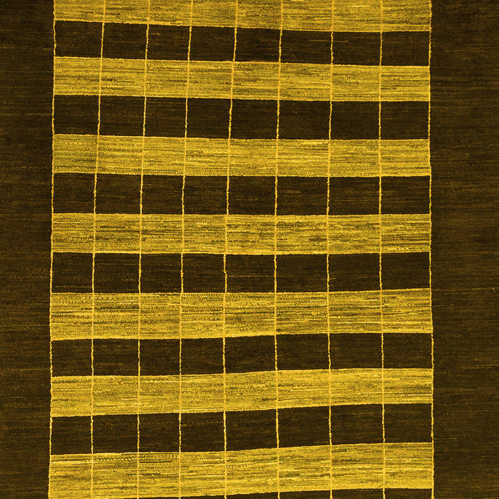Abstract Yellow Modern Rug, abs1616yw