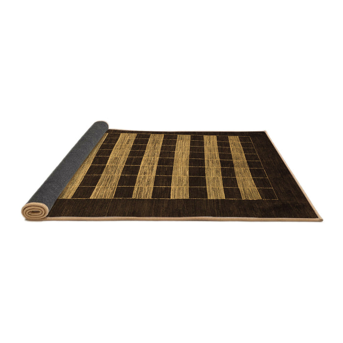 Sideview of Abstract Brown Modern Rug, abs1616brn