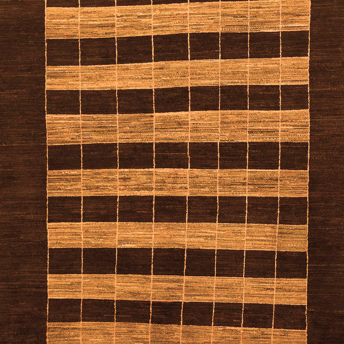 Abstract Orange Modern Rug, abs1616org