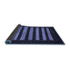 Sideview of Abstract Blue Modern Rug, abs1616blu