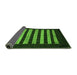 Sideview of Abstract Green Modern Rug, abs1616grn