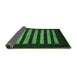 Sideview of Abstract Emerald Green Modern Rug, abs1616emgrn