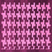 Square Machine Washable Abstract Pink Modern Rug, wshabs1617pnk