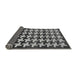 Sideview of Abstract Gray Modern Rug, abs1617gry