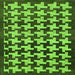 Square Abstract Green Modern Rug, abs1617grn