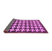 Sideview of Abstract Purple Modern Rug, abs1617pur