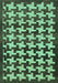 Machine Washable Abstract Turquoise Modern Area Rugs, wshabs1617turq