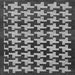 Square Machine Washable Abstract Gray Modern Rug, wshabs1617gry