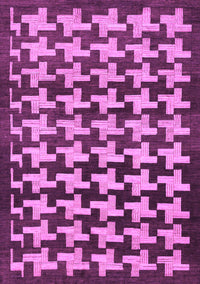 Abstract Purple Modern Rug, abs1617pur