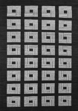 Abstract Gray Modern Rug, abs1618gry