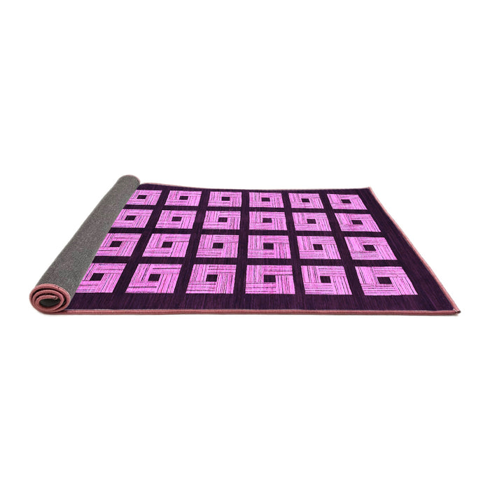 Sideview of Abstract Purple Modern Rug, abs1618pur