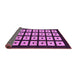 Sideview of Abstract Purple Modern Rug, abs1618pur