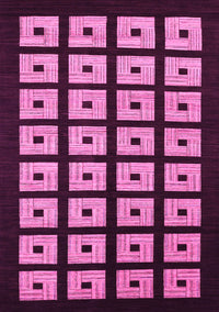 Abstract Pink Modern Rug, abs1618pnk