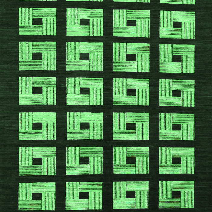 Abstract Emerald Green Modern Rug, abs1618emgrn