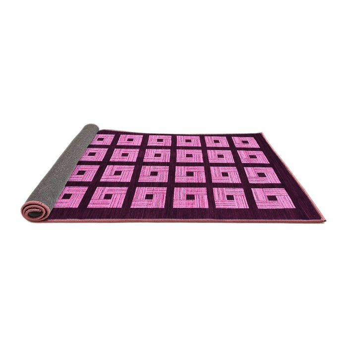 Sideview of Abstract Pink Modern Rug, abs1618pnk