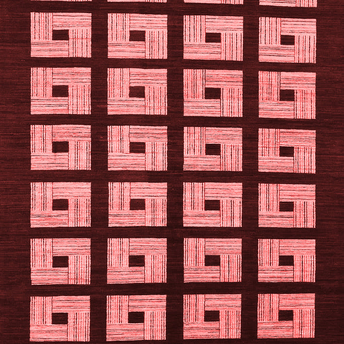 Abstract Red Modern Area Rugs