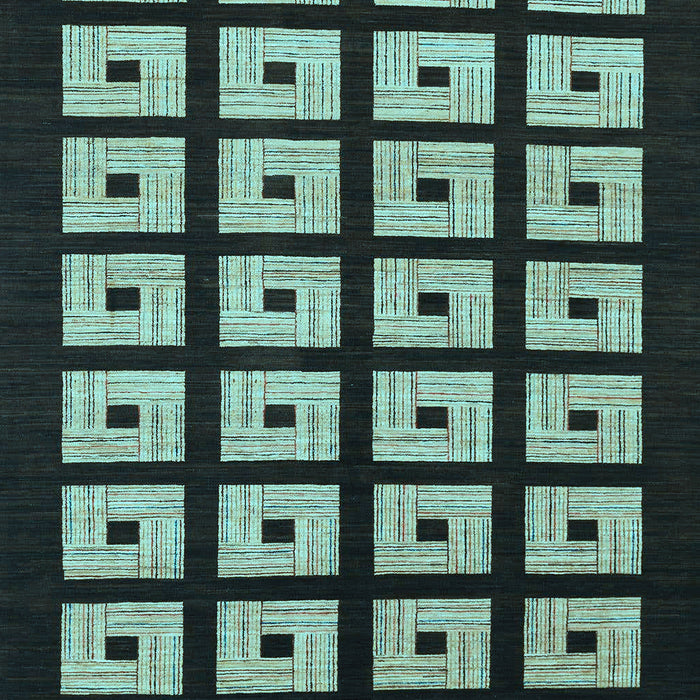 Machine Washable Abstract Light Blue Modern Rug, wshabs1618lblu