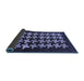 Sideview of Abstract Blue Modern Rug, abs1619blu