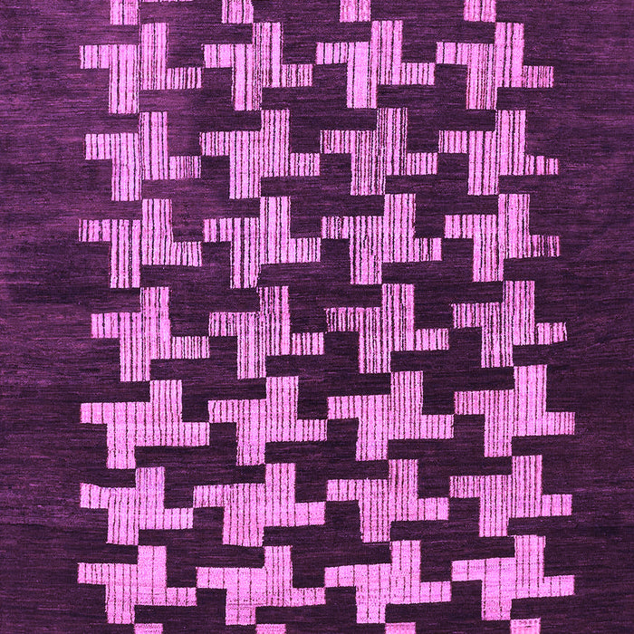 Machine Washable Abstract Purple Modern Area Rugs, wshabs1619pur