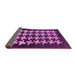 Sideview of Abstract Purple Modern Rug, abs1619pur