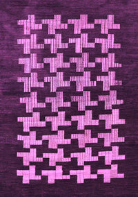 Abstract Purple Modern Rug, abs1619pur