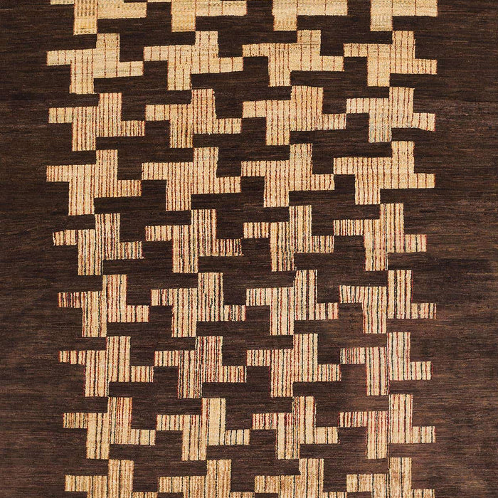 Machine Washable Abstract Night Red Rug, wshabs1619