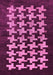 Machine Washable Abstract Pink Modern Rug, wshabs1619pnk