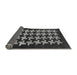 Sideview of Abstract Gray Modern Rug, abs1619gry