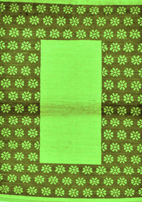 Abstract Green Modern Rug, abs161grn