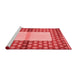 Modern Red Washable Rugs