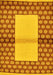 Machine Washable Abstract Yellow Modern Rug, wshabs161yw