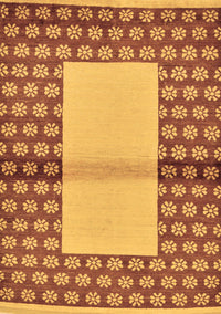 Abstract Brown Modern Rug, abs161brn