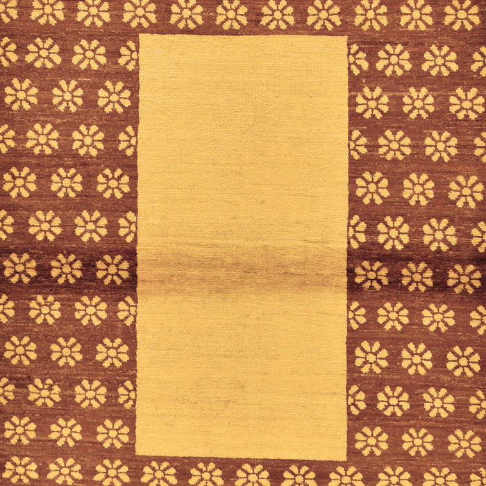Abstract Brown Modern Rug, abs161brn