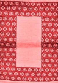 Abstract Red Modern Rug, abs161red