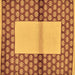 Square Abstract Brown Modern Rug, abs161brn