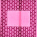 Square Machine Washable Abstract Pink Modern Rug, wshabs161pnk