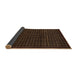 Sideview of Abstract Reddish Brown Modern Rug, abs1620