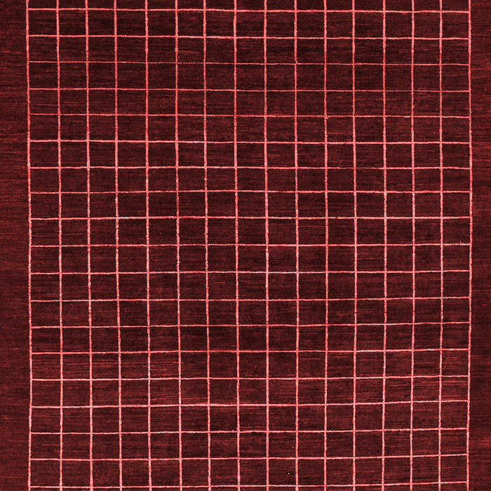 Machine Washable Abstract Red Modern Rug, wshabs1620red