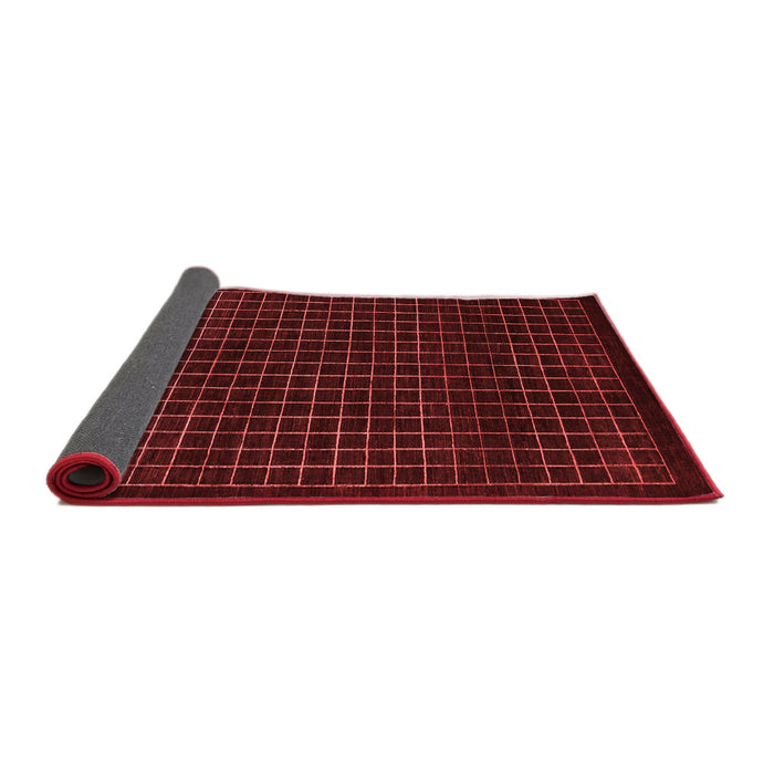 Abstract Red Modern Area Rugs